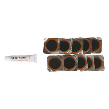11 Piece Cold Patch Tube Repair Kit | 10x32mm Patches