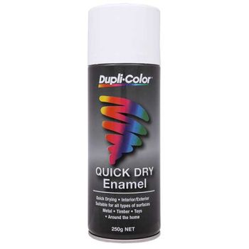 Dupli-Color Quick-Dry Gloss White 250g