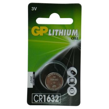 GP Lithium – Coin Cell Battery 3 Volts CR1632