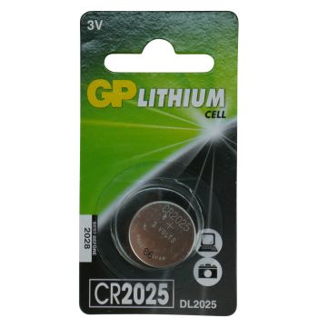 GP Lithium – Coin Cell Remote Battery 3 Volts CR2025