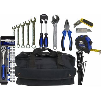 Tool Kit With Canvas Carry Bag 74 Piece