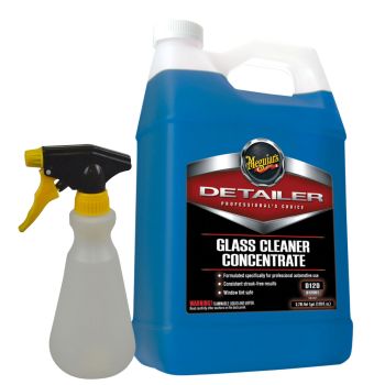 Meguiars D120 Glass Cleaner Concentrate 3.8L + Spray Bottle 