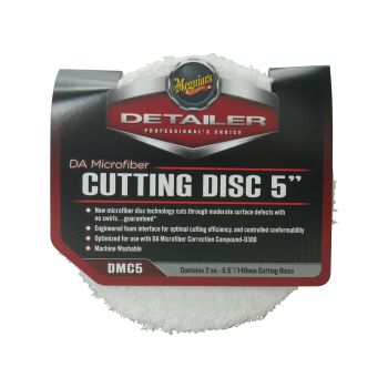 Meguiars DA Microfiber 5 Inch Cutting Disc 2 Pack 
