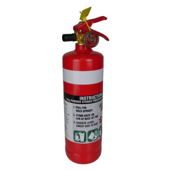 1kg Dry Chemical ABE Fire Extinguisher with Plastic Bracket 