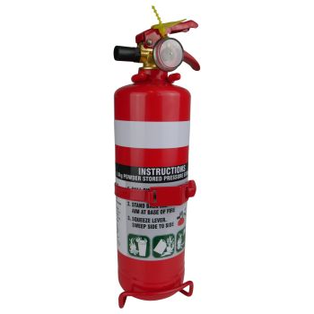 1KG Dry Chemical ABE Fire Extinguisher with HD Metal Bracket