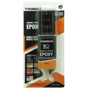 Visbella Epoxy Glue 25mL Syringe Grey 5 Minutes