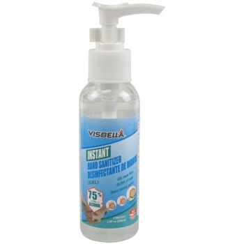 Visbella Instant Hand Sanitiser Gel Pump Bottle 100ml