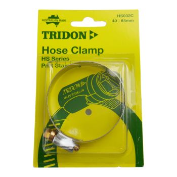 40-64mm Tridon Hose Clamp | Part Stainless