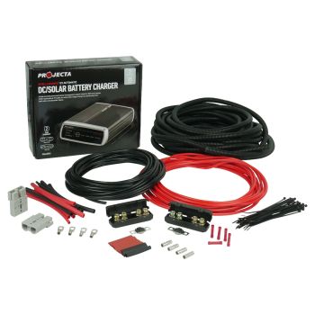 Projecta IDC25 DCDC Charger + Wiring Kit for Boot/Tub/Trailer Installation 