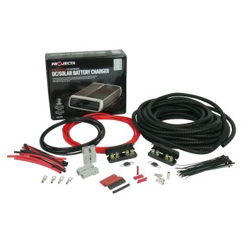 Projecta IDC25 DCDC Charger + Wiring Kit for Engine Mounting Battery 