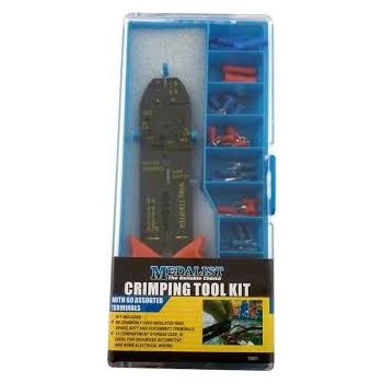 Crimping Tool Kit with 60 Terminals & Carry Case