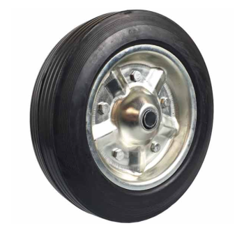 Jockey Wheel with Solid Rubber Tyre and Metal Rim 10
