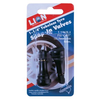 Lion Tyre Valves Snap-In 1-1/4