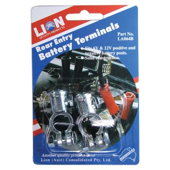 Lion Battery Terminals Rear Entry Japanese Style 2pk