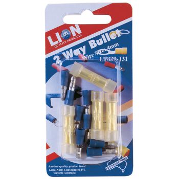 Lion 2-Way Insulated Bullet Joiners & Bullets KS31 12pc