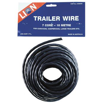Lion Trailer Wire Cable 7 Core x 10m