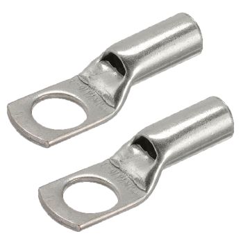 8B&S Cable Lugs with 8mm Stud Hole (10mm2 Cable)  – 2 Pack 