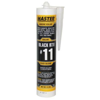 Master Black Silicone RTV Adhesive Sealant 316g