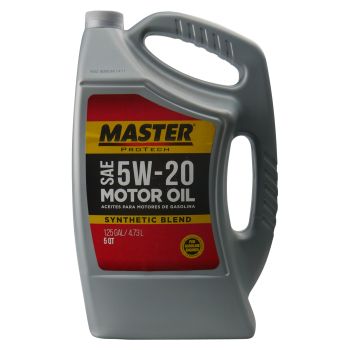 Master Pro Tech Sae 5W-20 Synthetic Blend Motor Oil 4.73L