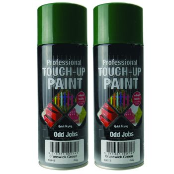 Twin Pack 250G Brunswick Green Odd Jobs Quick Drying Professional Touch-Up Paint