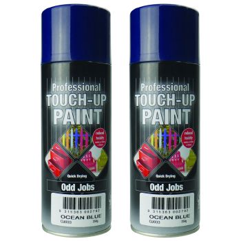 Twin Pack 250G Ocean Blue Odd Jobs Quick Drying Professional Touch-Up Paint