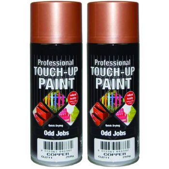 Twin Pack 250G Copper Odd Jobs Quick Drying Professional Touch-Up Paint