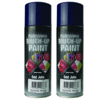 Twin Pack 250G Royal Blue Odd Jobs Quick Drying Professional Touch-Up Paint