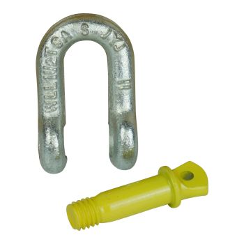 D Shackle Rated 11mm 1500kg 