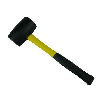 Rubber Mallet With Fibreglass Handle 24oz