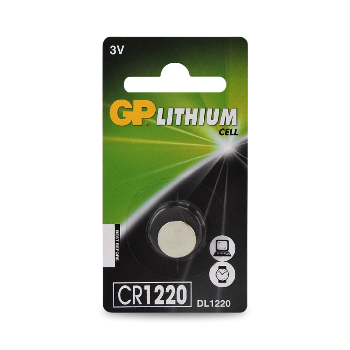 GP Lithium – Coin Cell Battery 3 Volts CR1220