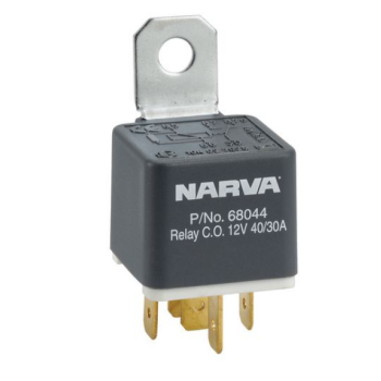 Narva 24V 30A/20A Change-Over 5 Pin Relay With Diode