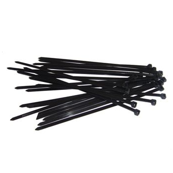 Cable Ties 160mm x 2.5mm Black | Bag of 25