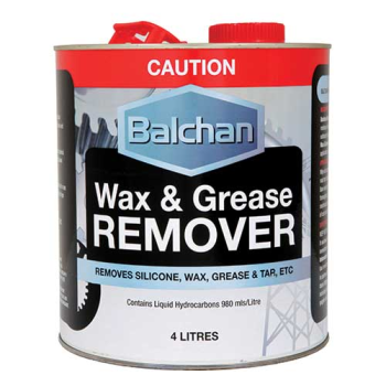 Balchan Wax And Grease Remover 4 Litre