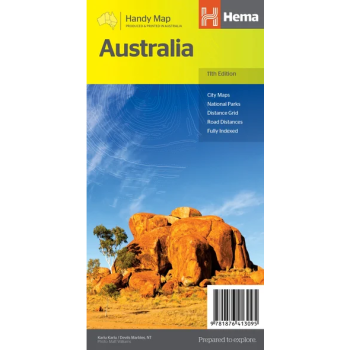 Hema Australia Handy Map 11th Edition
