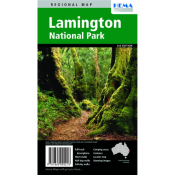 Hema Lamington National Park Map