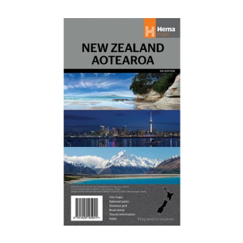 Hema New Zealand Aotearoa Map