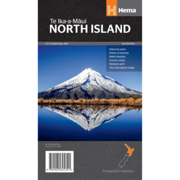 Hema North Island New Zealand Map