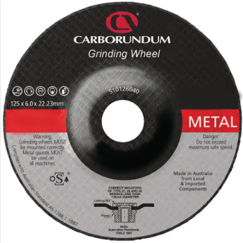 Carborundum Grinding Wheel with Depressed Centre 5 pack - 180mm x 6mm x 22mm