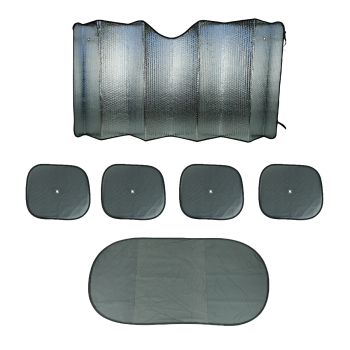Small & Compact Car Sunshade Pack 6 Piece 
