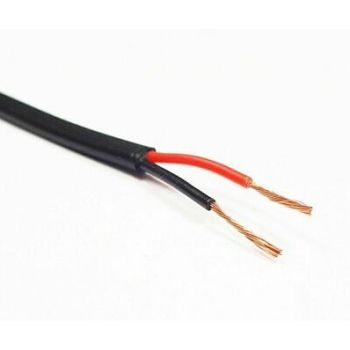 Twin Core Electrical Cable/Wire 3.00mm Black 30M
