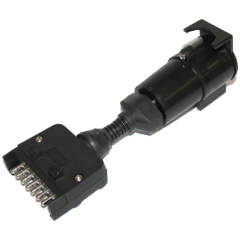 Trailer Adaptor Flat Plug & Round Socket