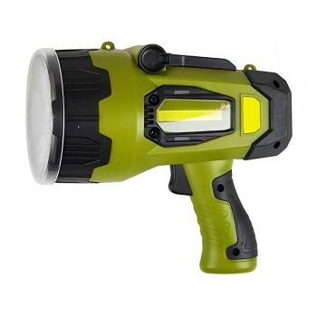 Long Distance Spotlight Torch With Side Lamp