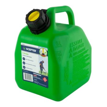 Scepter 5L Squat Fuel Jerry Can Green