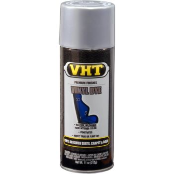 VHT Vinyl Dye Vinyl & Carpet Paint Satin Silver 312g 