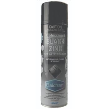 Balchan Professional Black Zinc Cold Galvanising Paint 400g