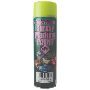 Balchan Professional Survey Marking Paint Fluro Yellow 350g