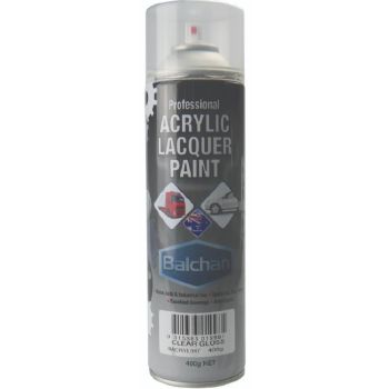 Balchan Professional Acrylic Lacquer Paint Gloss Clear 400g