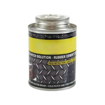 Cold Patch Solution Rubber Cement 250ml with Application Brush