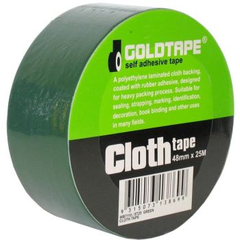 Cloth Gaffer Tape Green 48mm X 25m