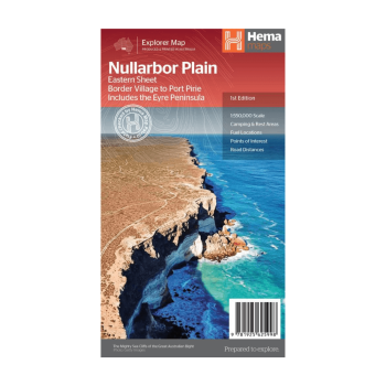 Hema Nullarbor Plain - Eastern Map - Border Village to Port Pirie